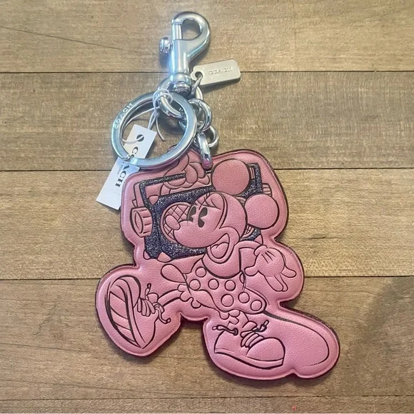 Coach minnie keychain on sale